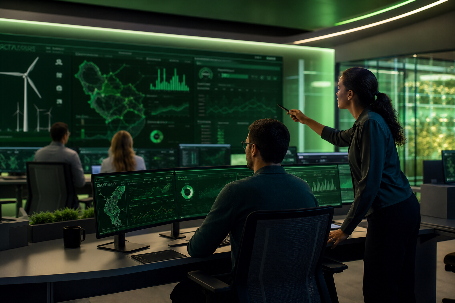 Schneider Electric makes the concept memorable because the redesign is about routing human capability to where work need