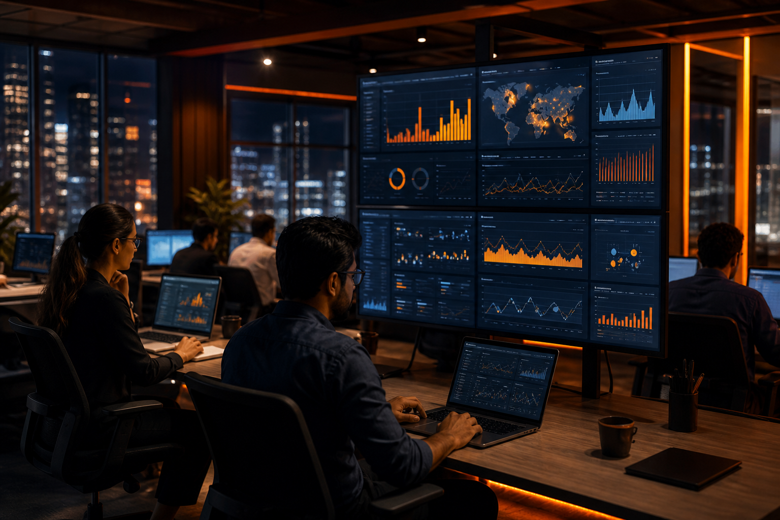 Analytics hubs feel real when you picture teams turning messy business questions into decisions.