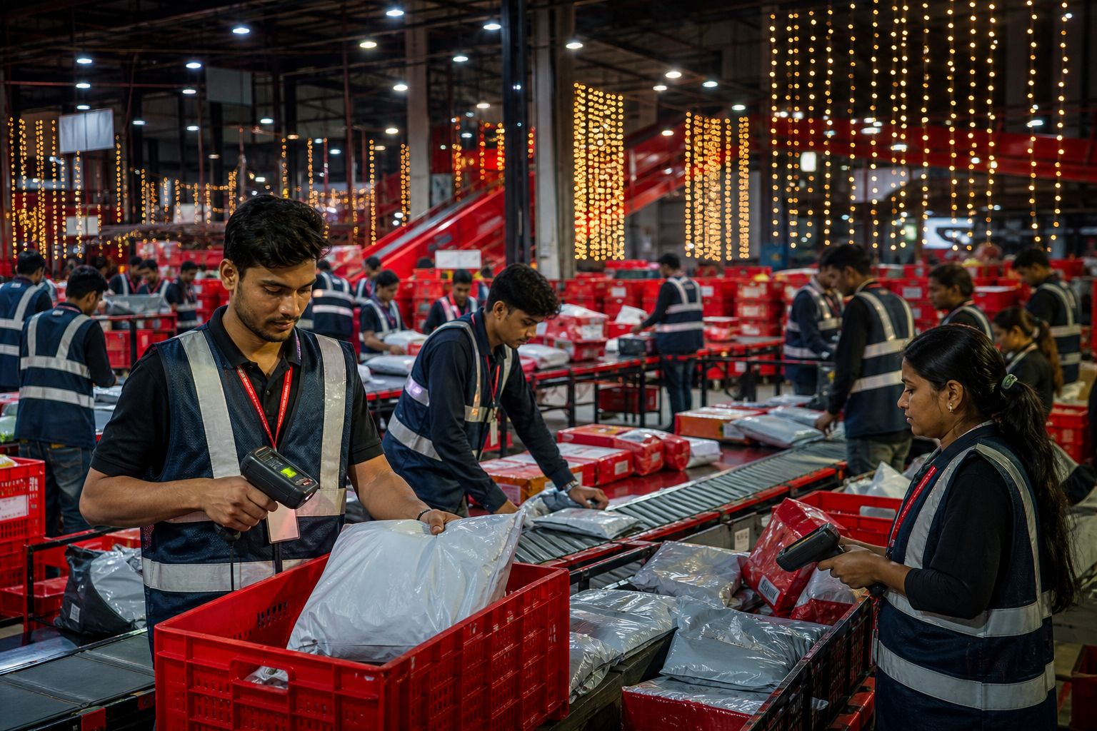 A blended logistics workforce matters most when demand spikes faster than permanent staffing can respond.