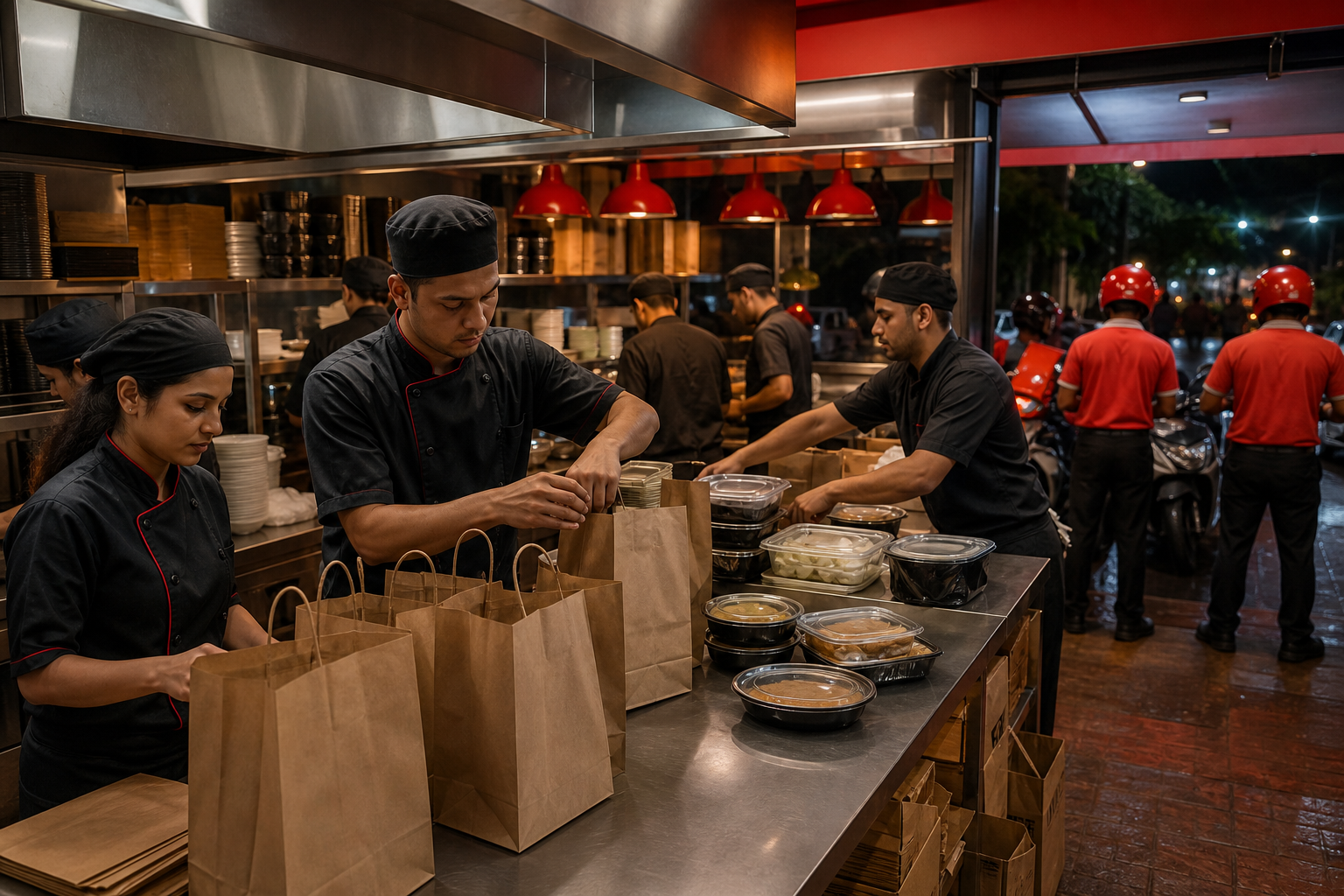 Cloud kitchens turn break-even into a question of order-level contribution and kitchen utilization.
