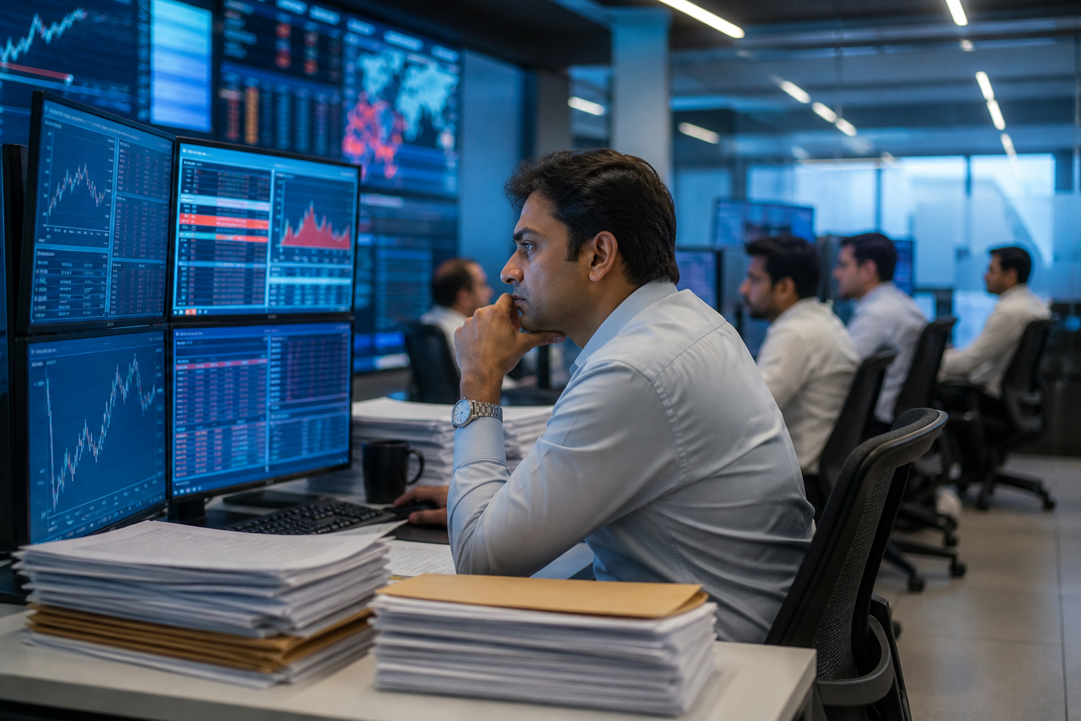 Counterparty risk is managed through systems, collateral and discipline before a trade fails.
