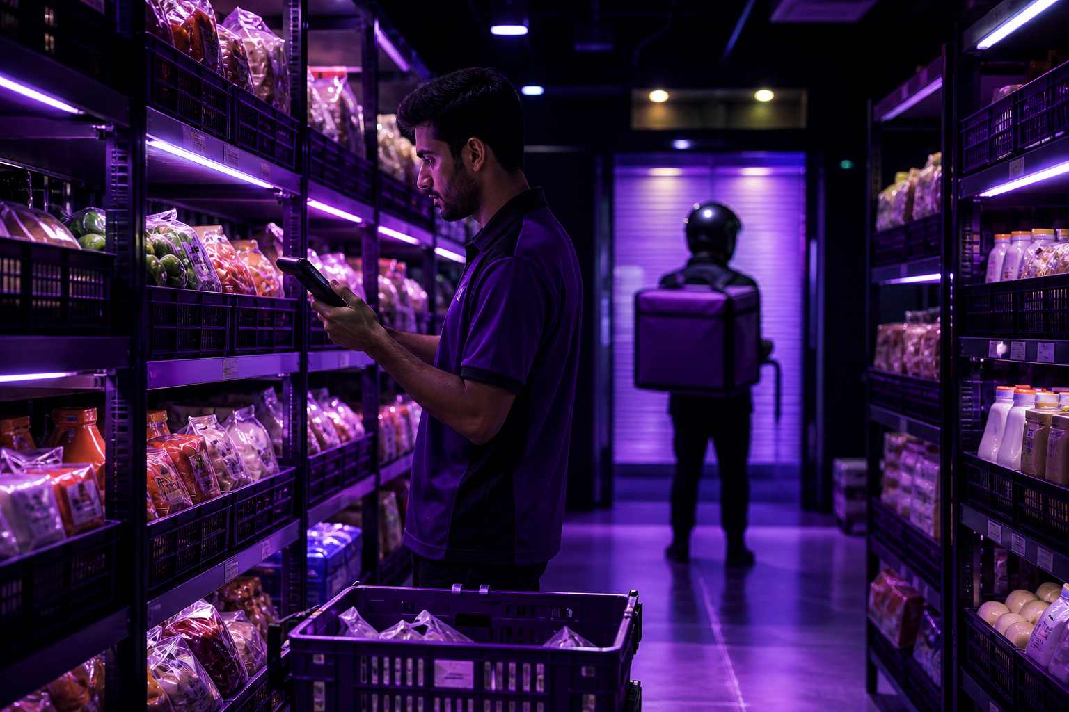 Quick commerce is won or lost in the tail of the delivery-time distribution.