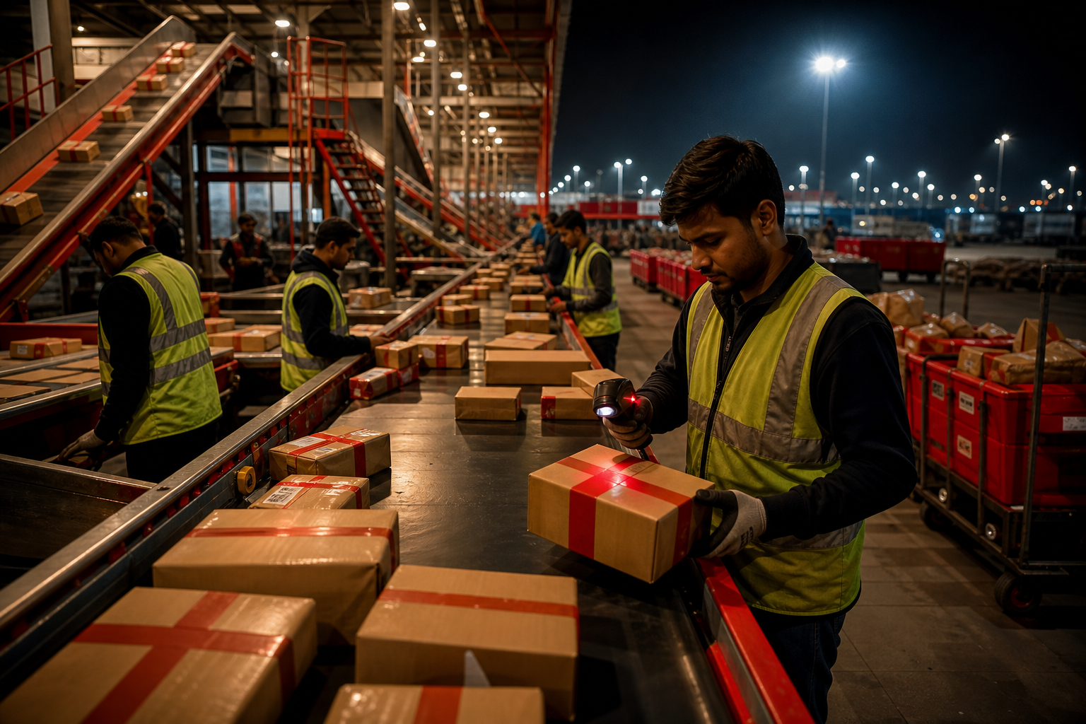 A DCF for a logistics company is really a view on how today's network investment turns into future cash flow.