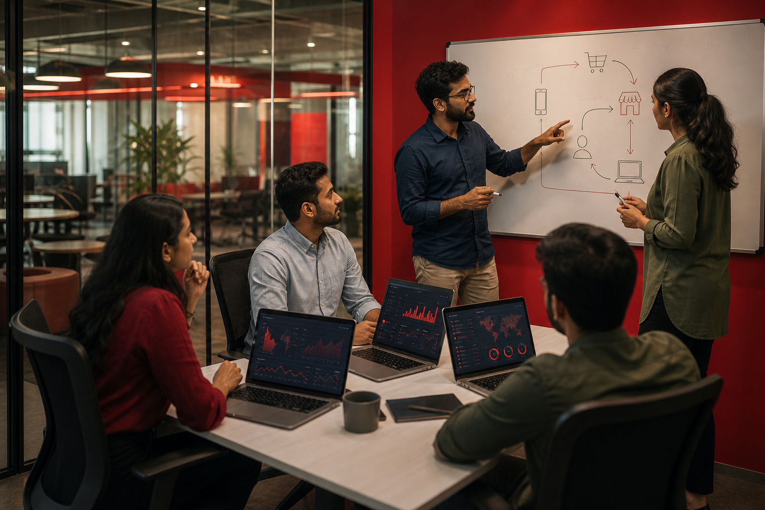 A strong GCC answer connects India-based work to the parent company's global customer and operating model.