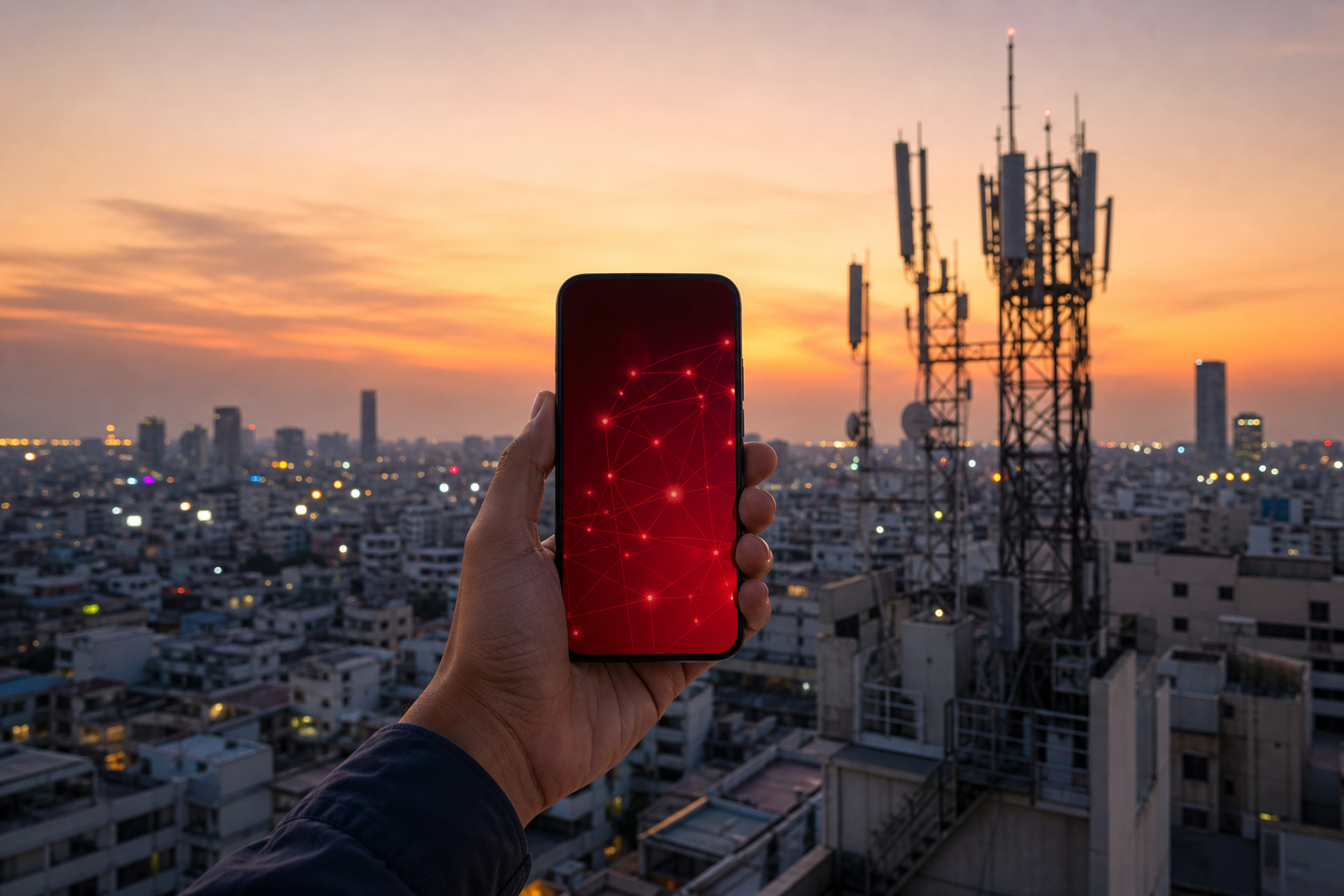 A telecom business converts subscriber request into rate only aft backing spectrum, towers, fibre and indebtedness obligations.