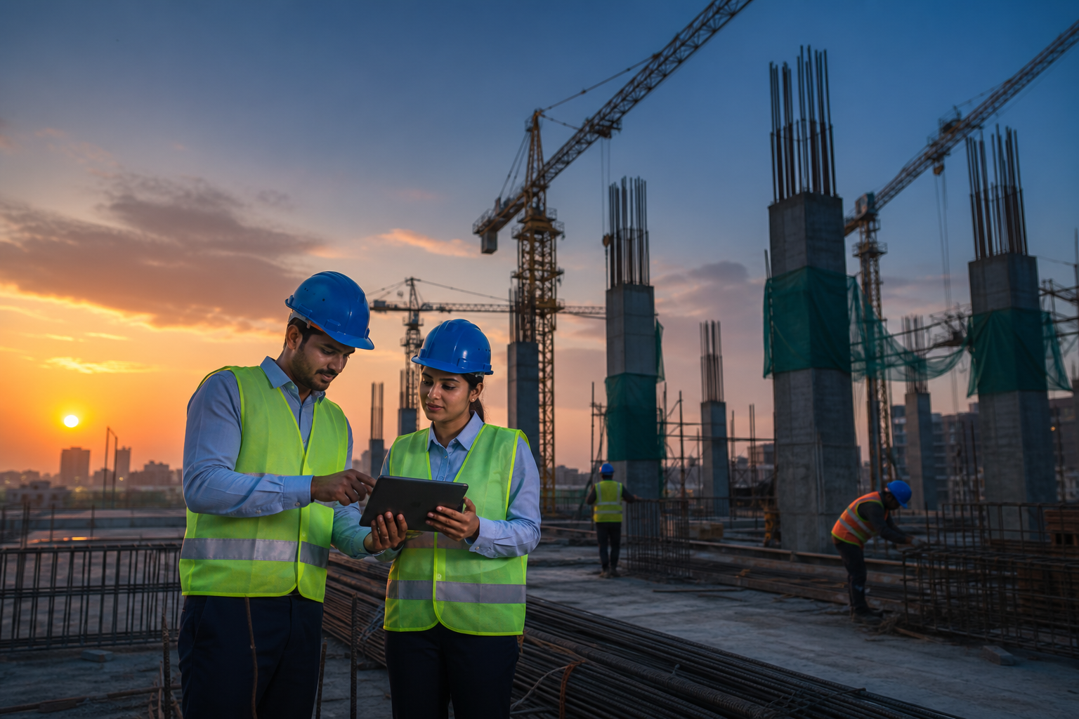 Macro growth becomes visible when order books turn into steel, concrete and executed projects.