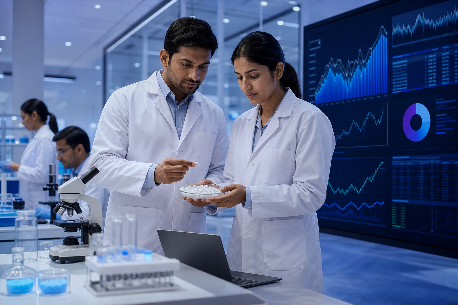 Dr. Reddy's makes the accounting-standard comparison memorable because pharma combines R&D intensity, global invest