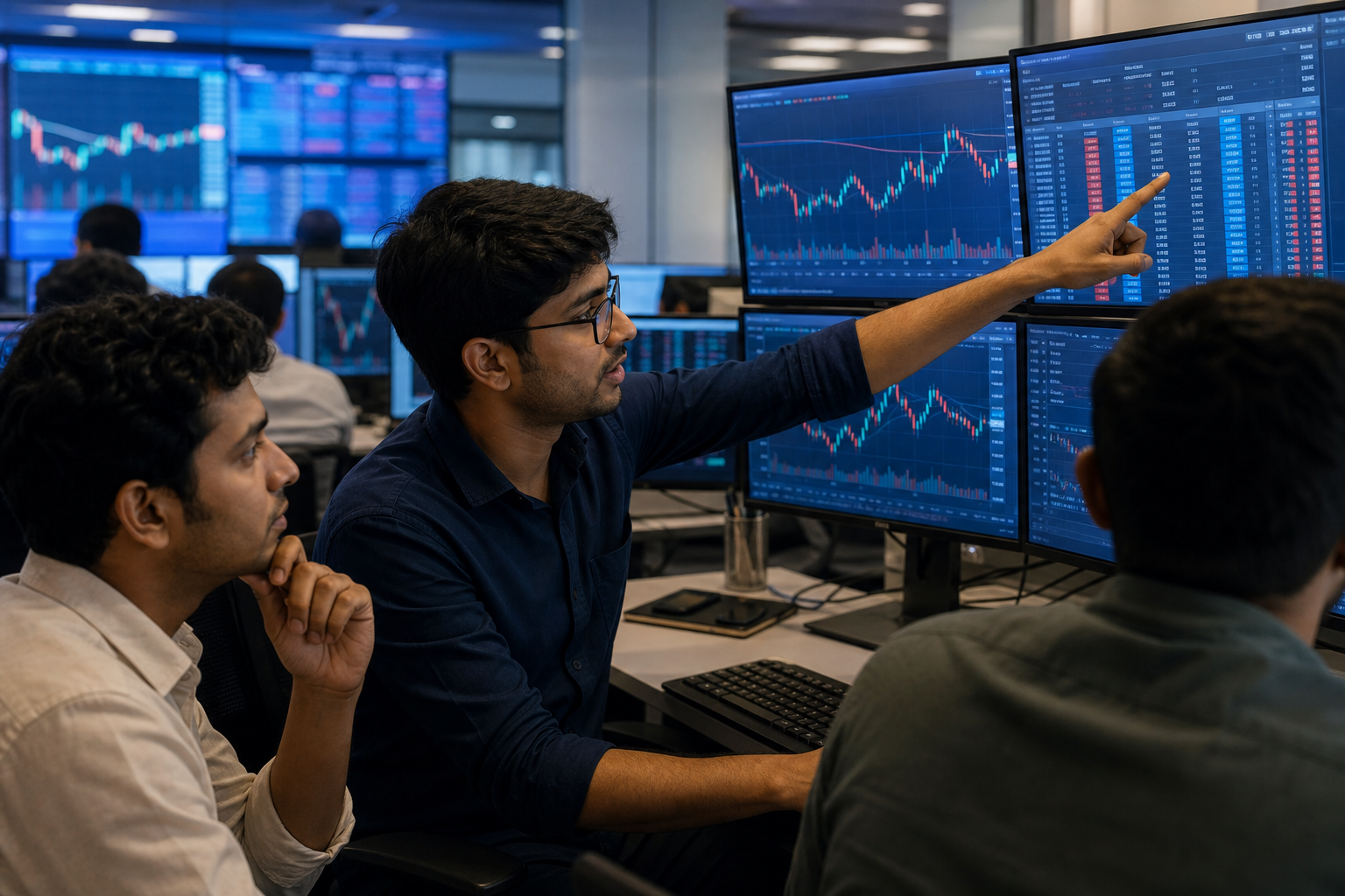 Options become real when a trader must choose a strike, expiry and premium under uncertainty.