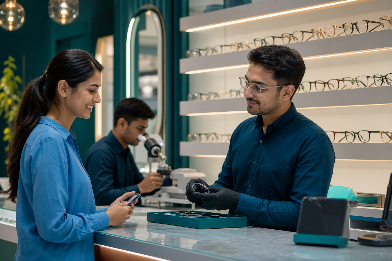 Eyewear is a perfect hybrid supply chain category - standard frames meet personal prescription demand.