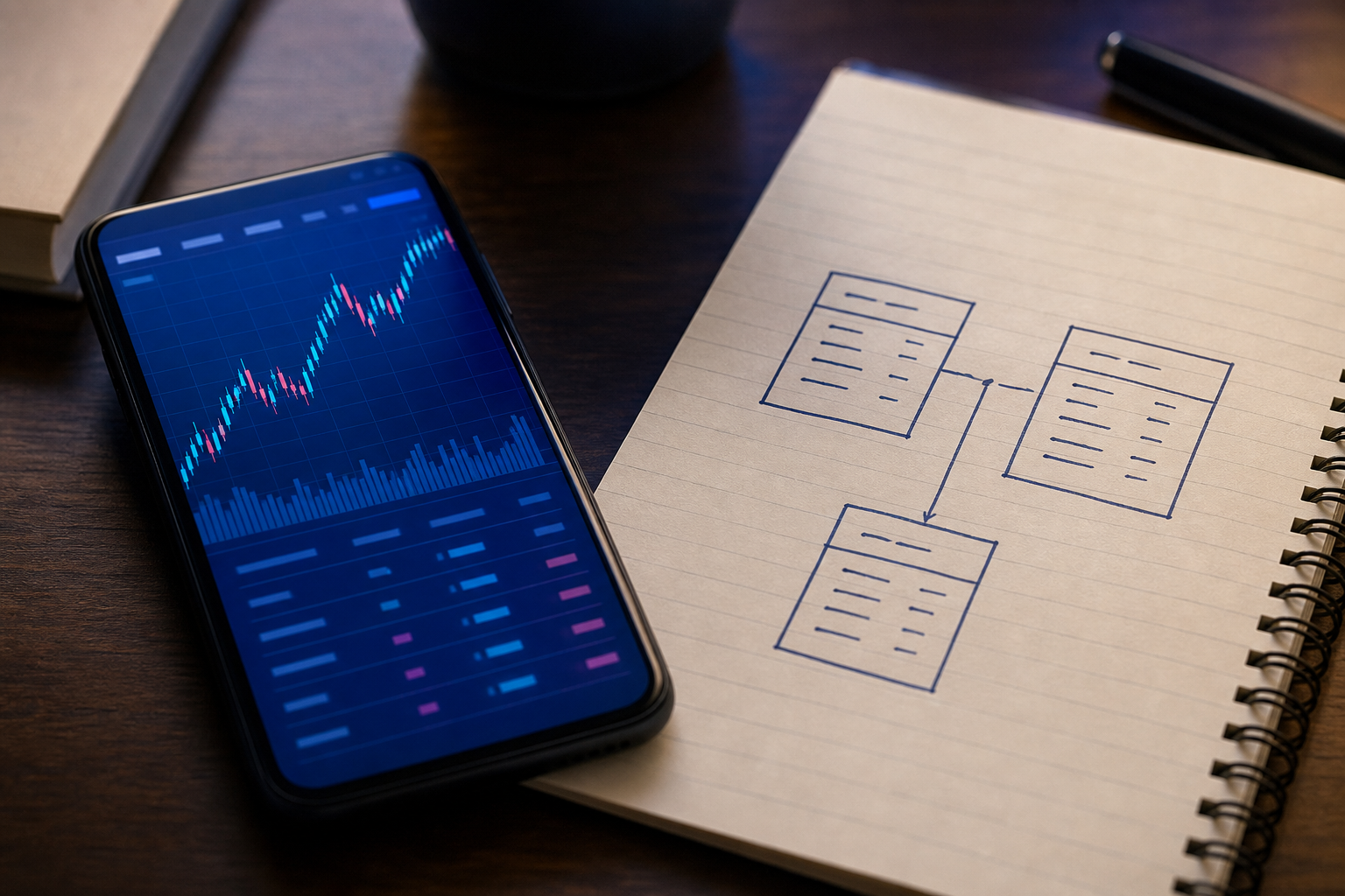 A brokerage database must turn fast market actions into clean, auditable records.