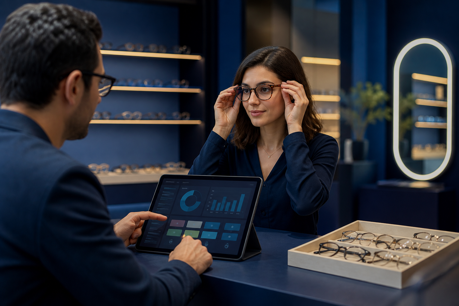 Lenskart-style omnichannel unit shows why analytics request is tied to existent operating decisions.