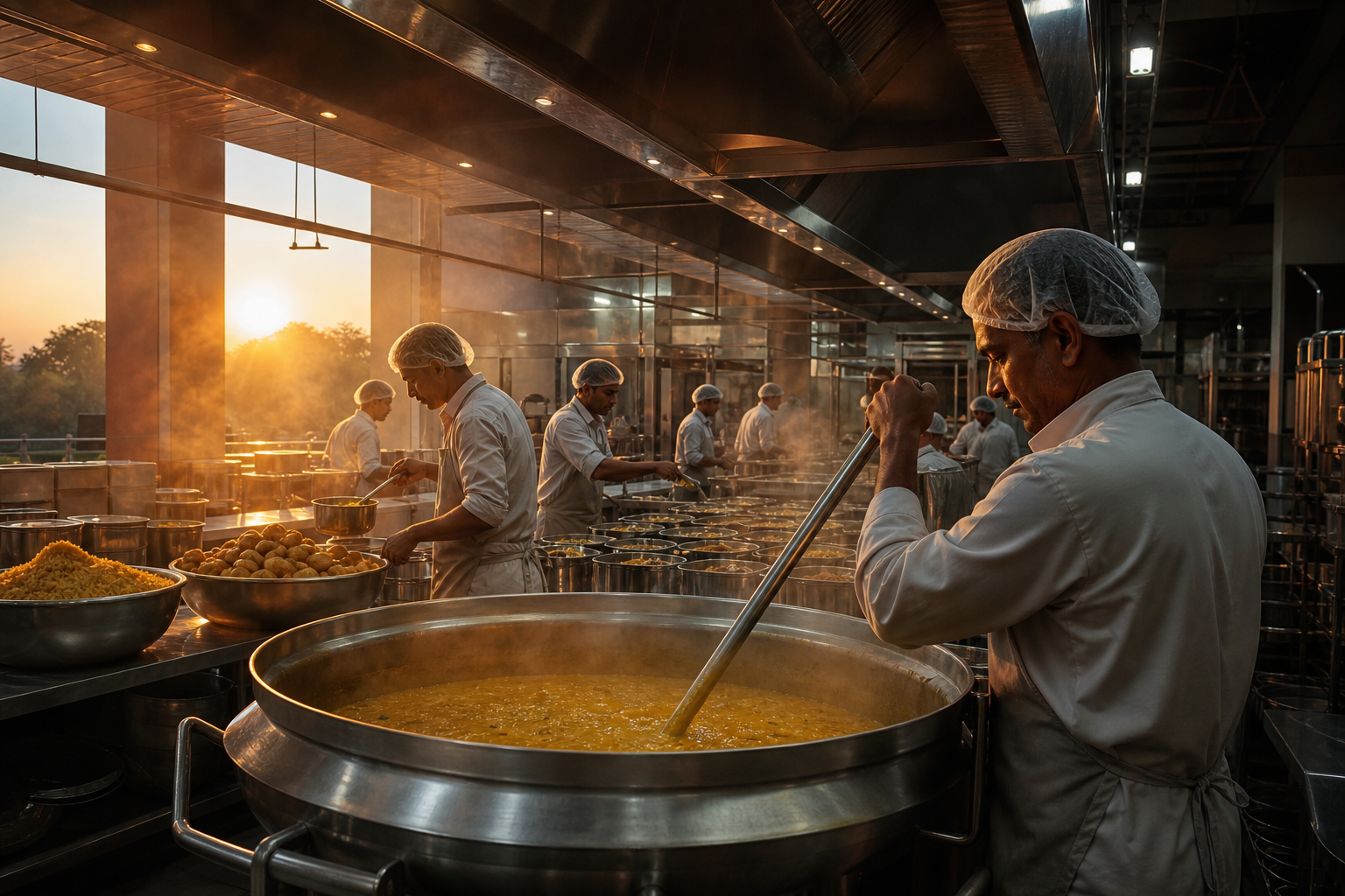 Akshaya Patra makes operations visible: scale, hygiene, timing and delivery have to work together before lunchtime.