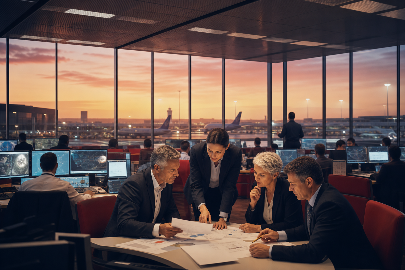 Large transformations feel like many moving aircraft - the consultant's job is to keep the workstreams coordinated.