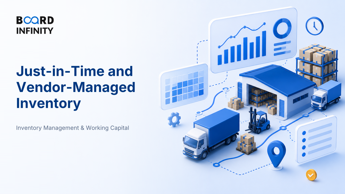 Just-in-Time and Vendor-Managed Inventory: Interview-Ready Framework