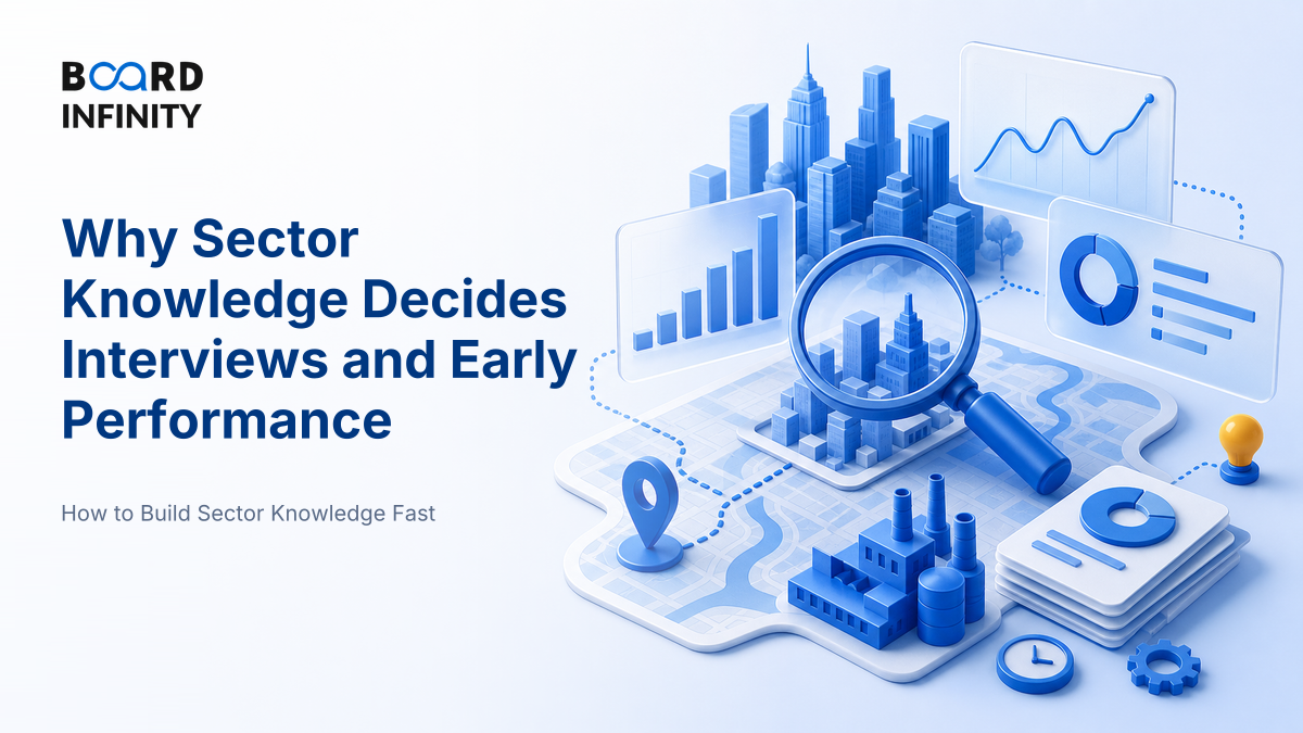 Why Sector Knowledge Decides Interviews and Early Performance