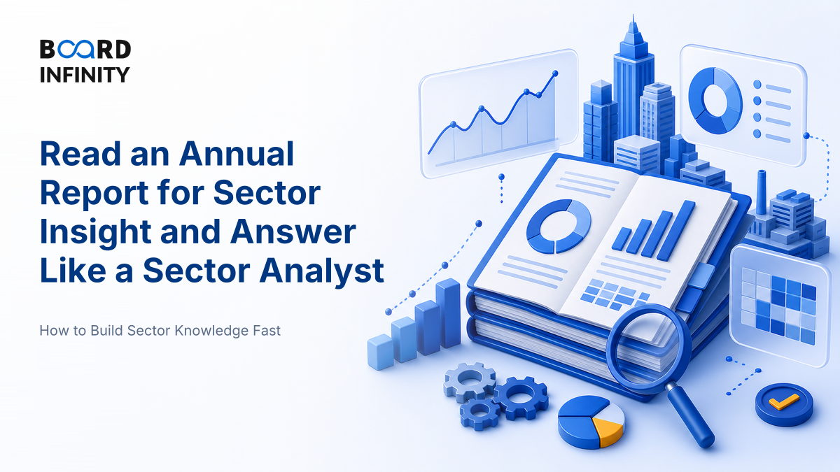 Reading an Annual Report for Sector Insight