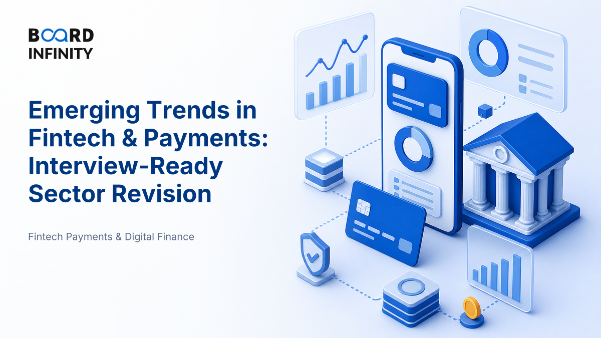 Emerging Trends in Fintech & Payments: Interview-Ready Sector Revision