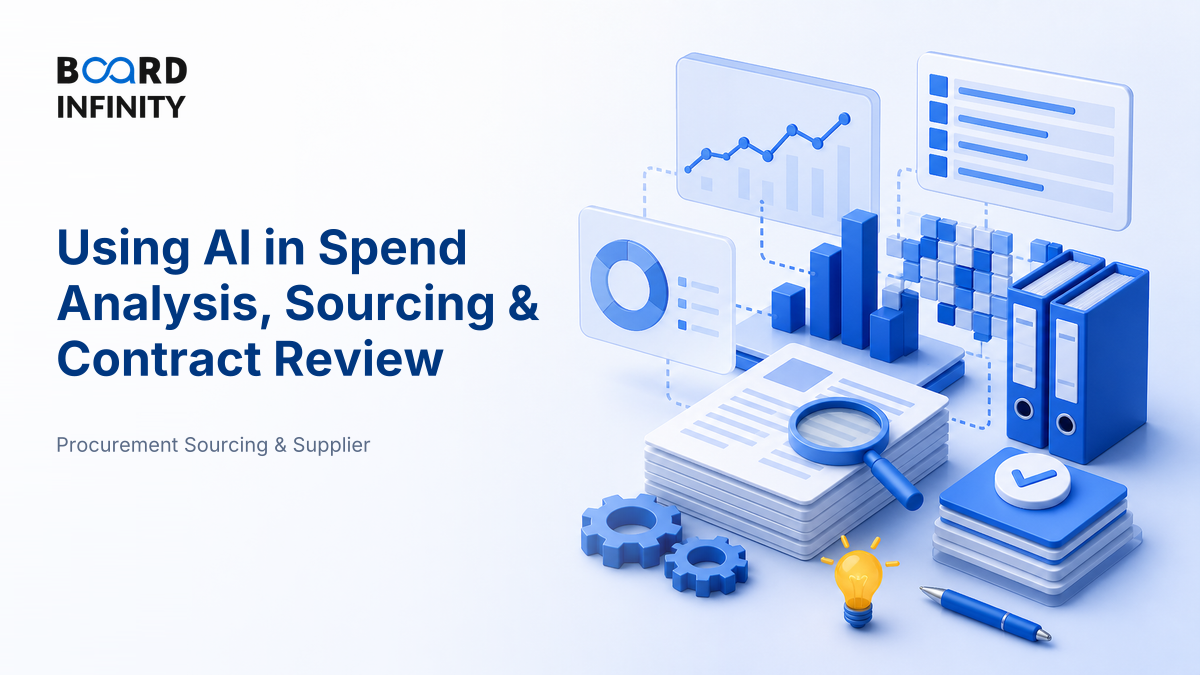 Using AI in Spend Analysis, Sourcing & Contract Review
