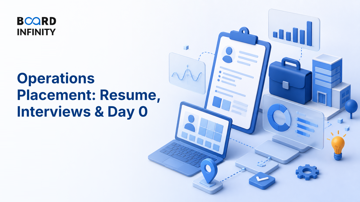 Operations Placement: Resume, Interviews & Day 0