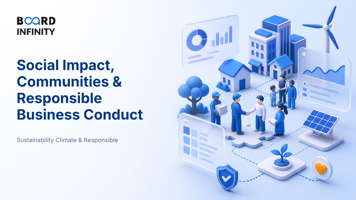 Social Impact, Communities & Responsible Business Conduct