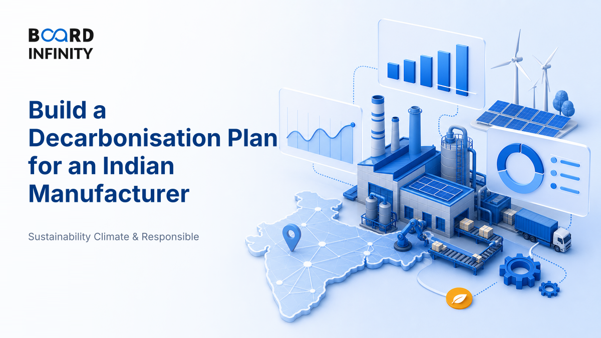Case: Building a Decarbonisation Plan for an Indian Manufacturer