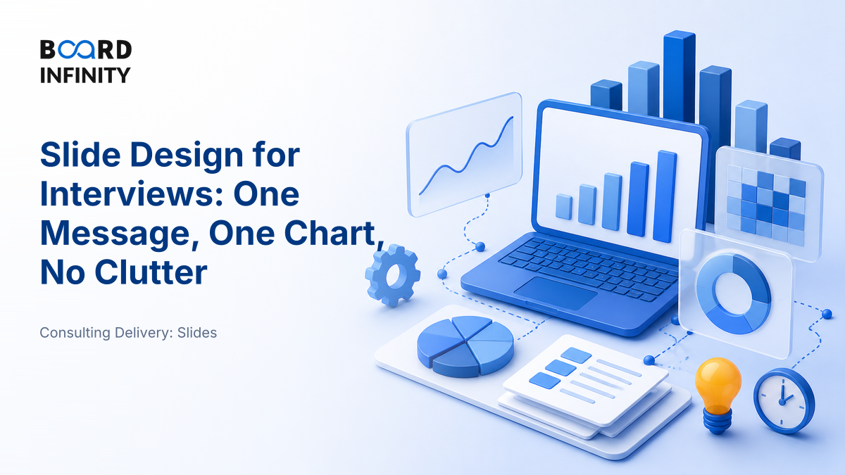 Slide Design: One Message, One Chart, No Clutter