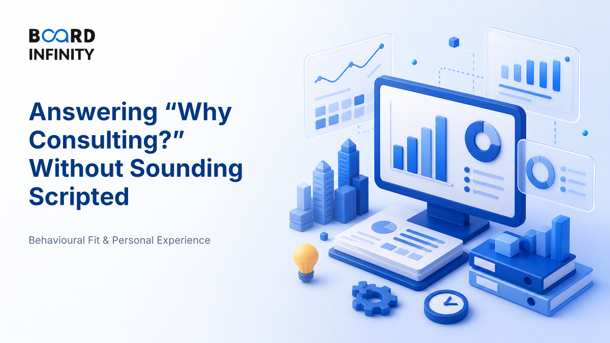 Answering 'Why Consulting?' Without a Script
