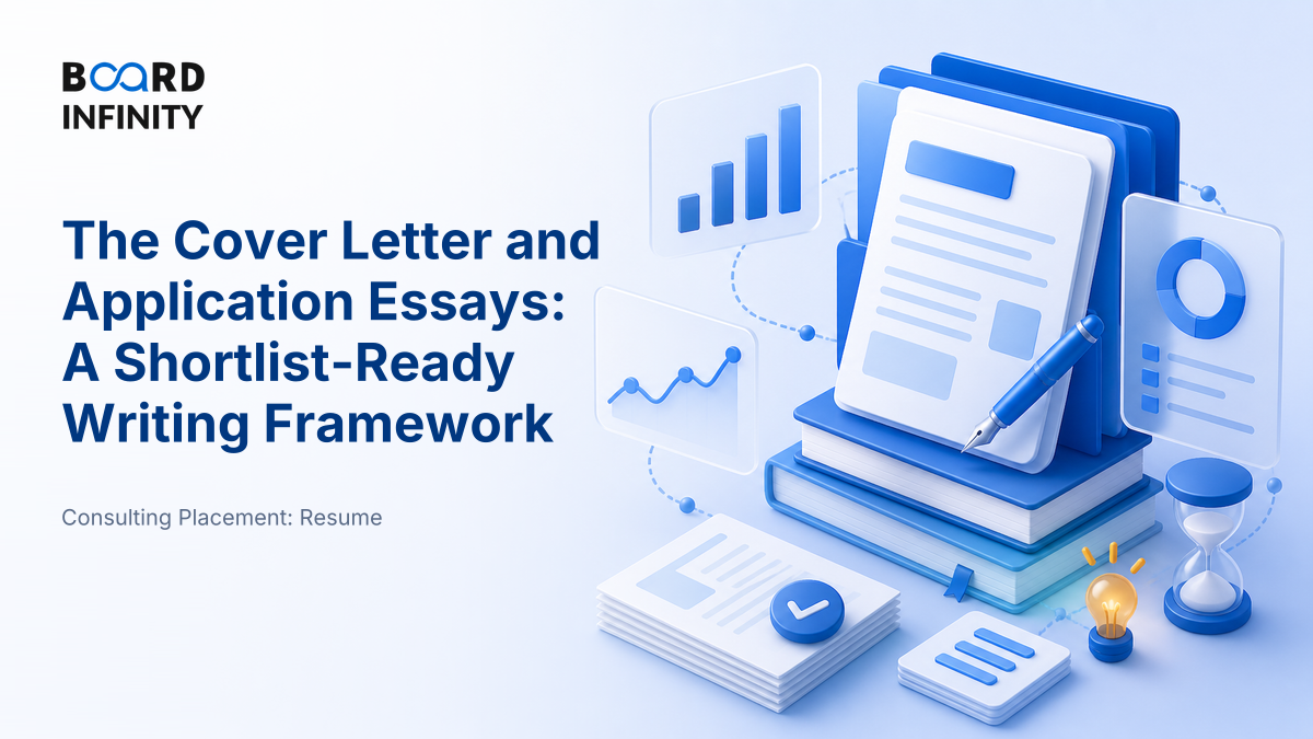 The Cover Letter and Application Essays