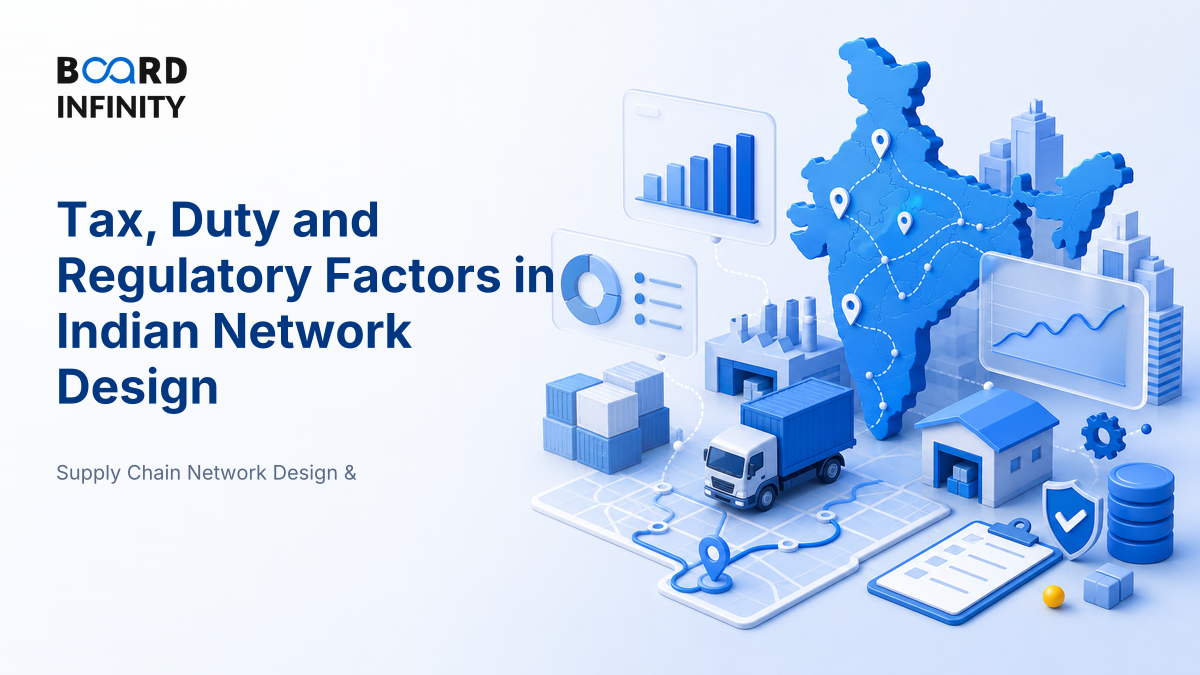 Tax, Duty & Regulatory Factors in Indian Network Design