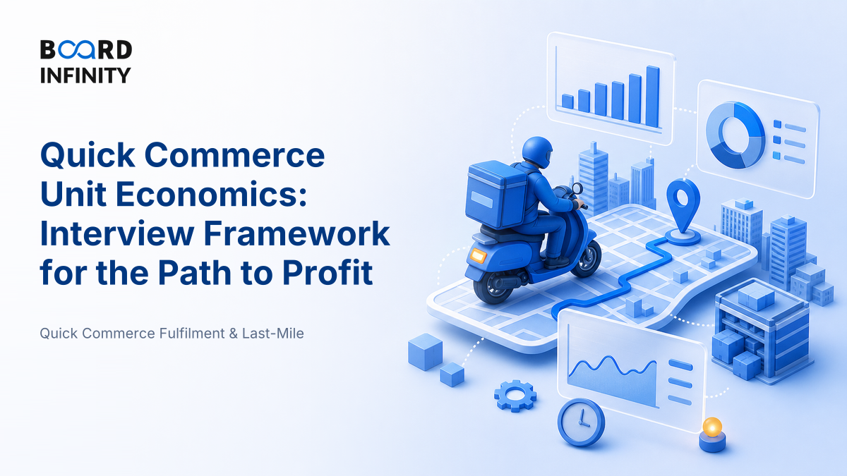 Quick Commerce Unit Economics: Interview Framework for the Path to Profit