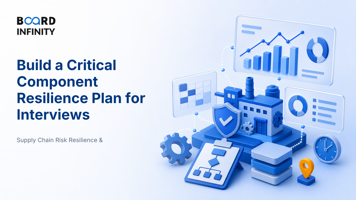 Applied: Building a Resilience Plan for a Critical Component