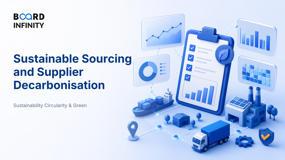 Sustainable Sourcing and Supplier Decarbonisation