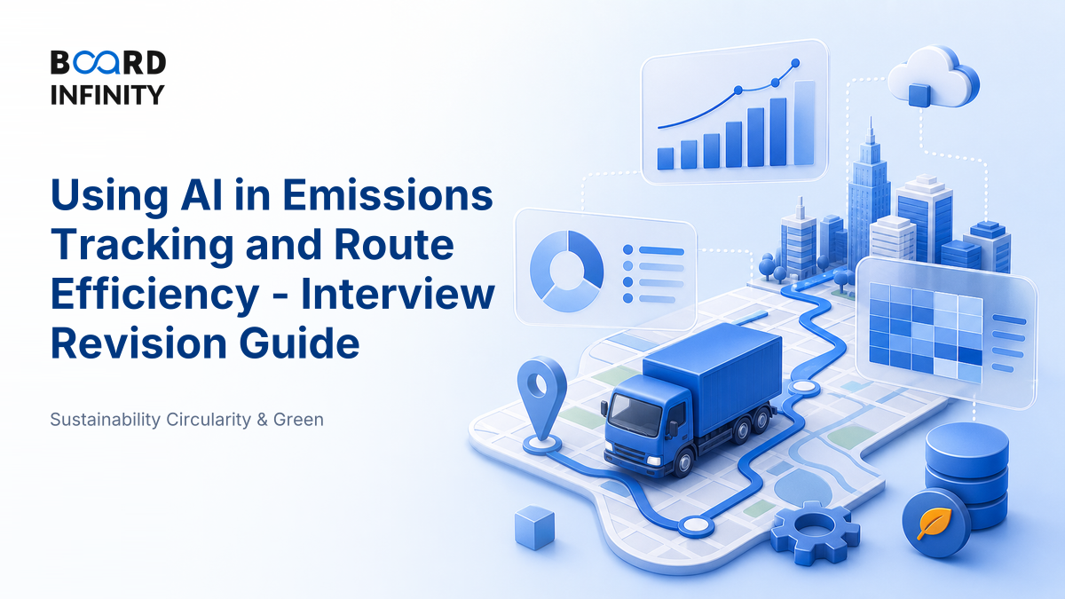Using AI in Emissions Tracking and Route Efficiency