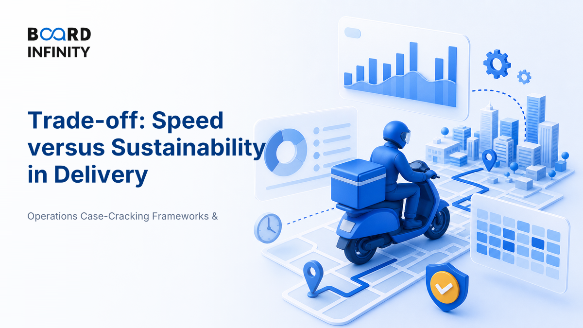 Trade-off: Speed versus Sustainability in Delivery