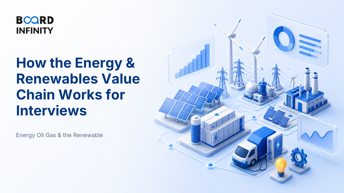How the Energy & Renewables Value Chain Works
