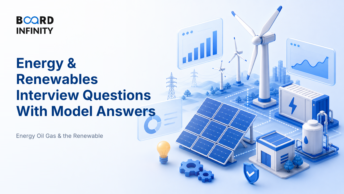Energy & Renewables Interview Questions With Model Answers