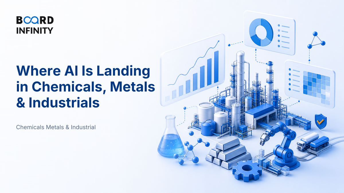 Where AI Is Landing in Chemicals, Metals & Industrials
