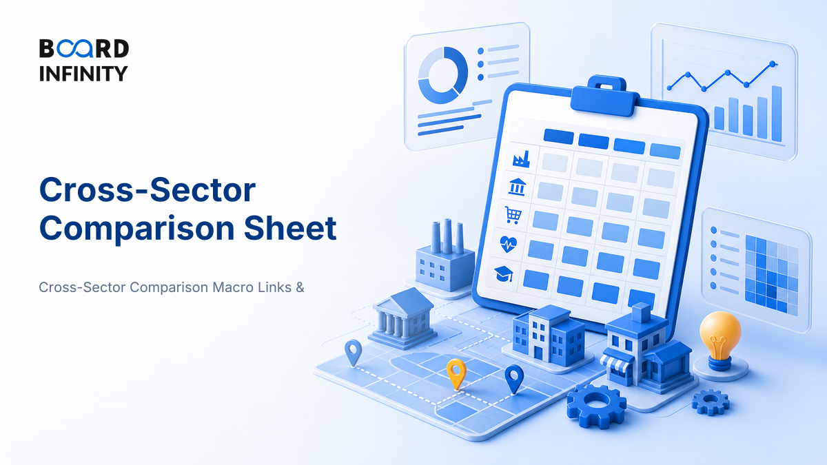 The Cross-Sector Comparison Sheet: Every Sector on One Page