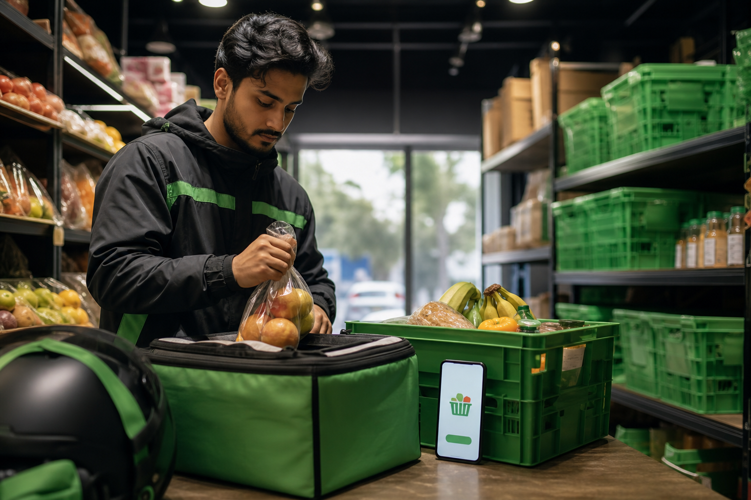 Grocery commerce is won in the backroom before it is won at the customer's door.