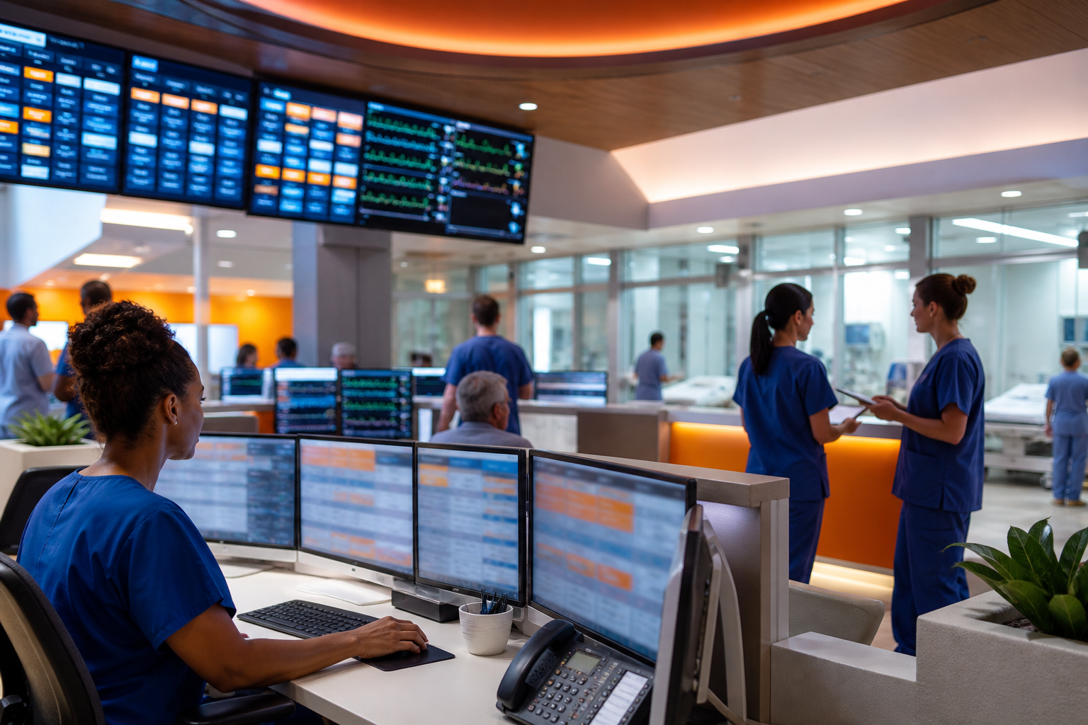 Capacity in healthcare is visible when people, rooms, equipment and schedules have to move as one system.