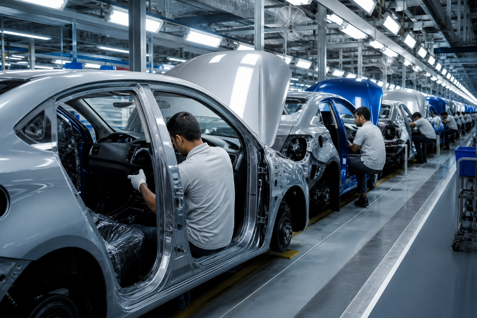 The bottleneck in automotive production can be a tiny component, not the largest machine on the line.