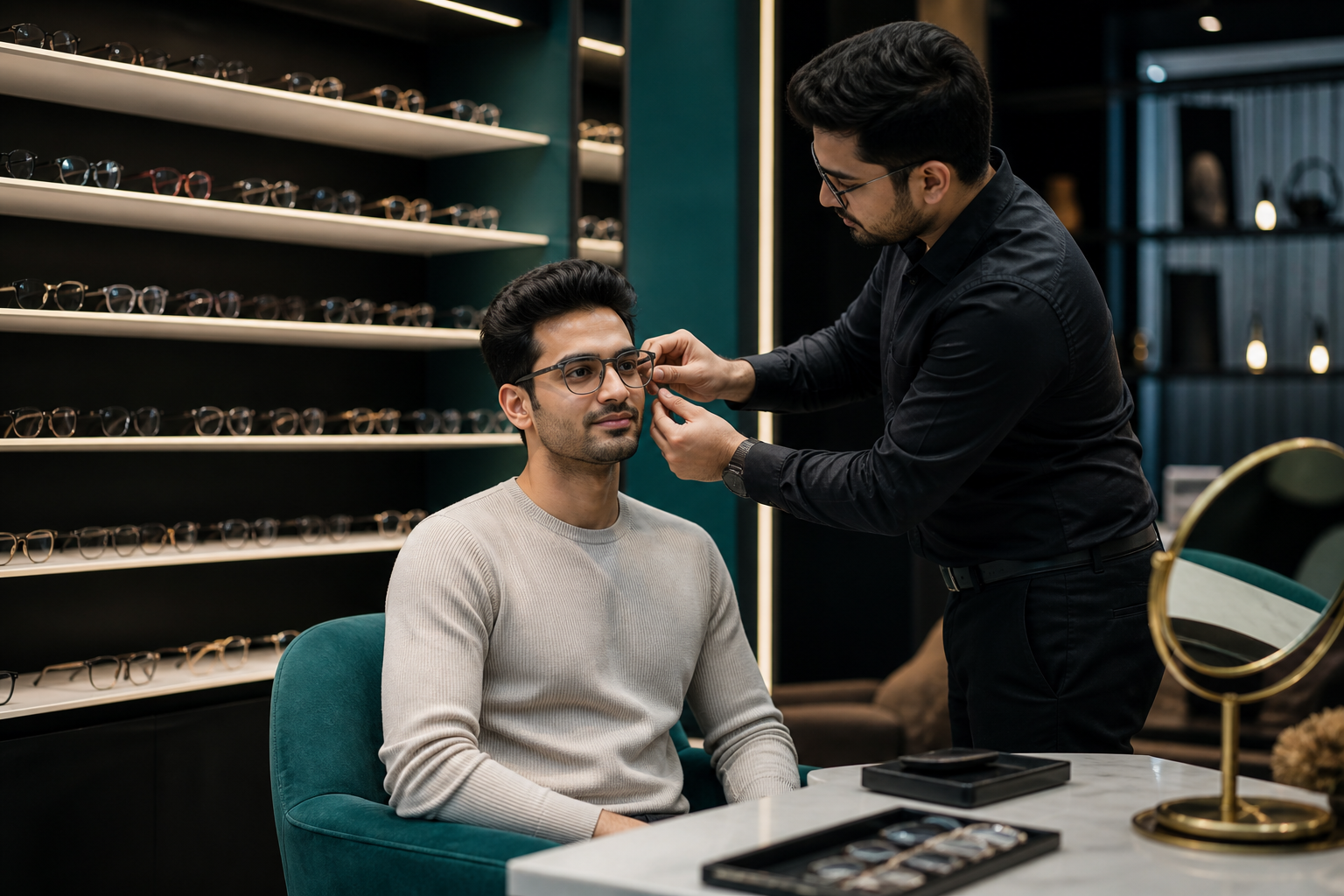 Eyewear distribution is not only delivery - it is trust, trial, fitting and service.