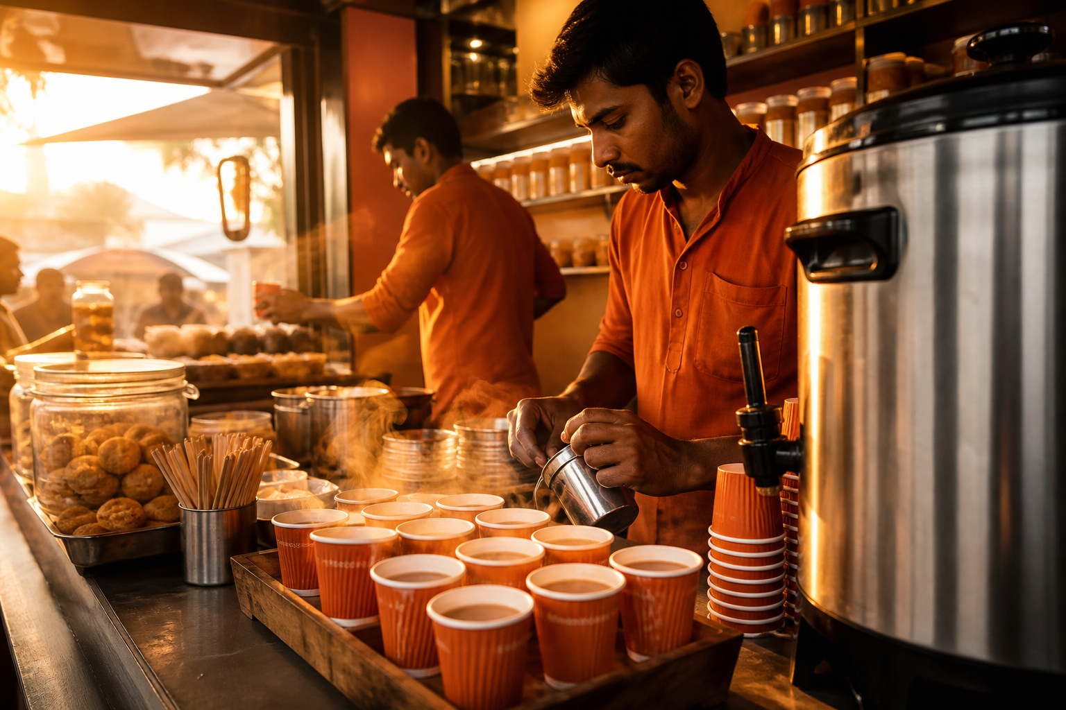 Chai looks uncomplicated to the customer; the functioning difficulty is consistency at distributed points of demand.