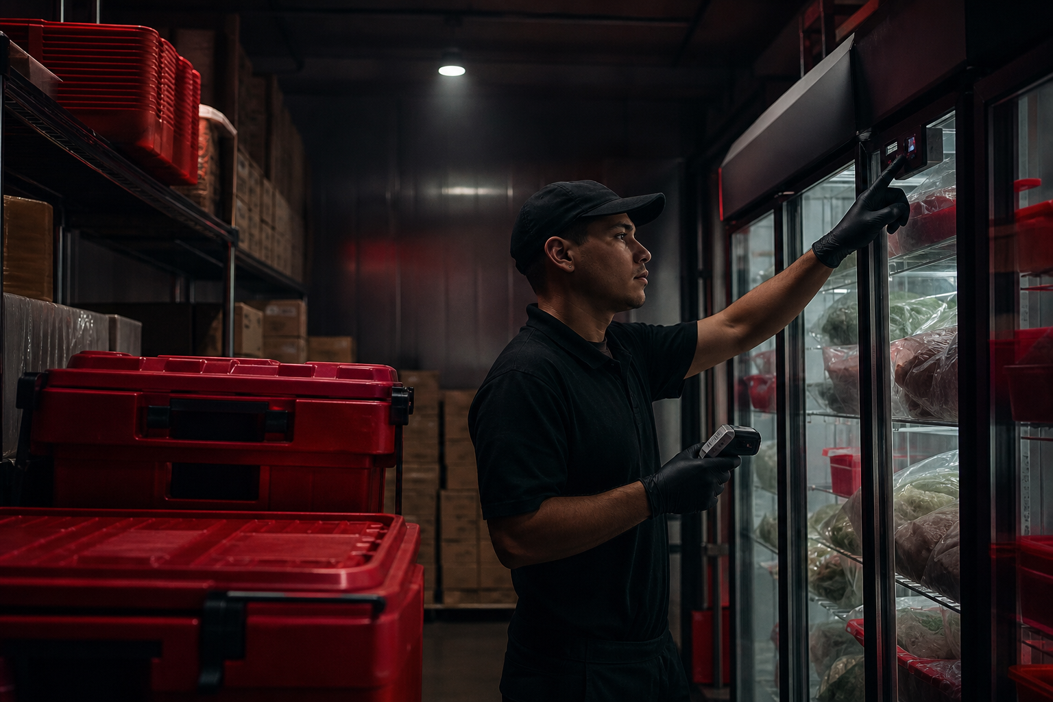 Cold chain becomes real at the restaurant backroom, where quality depends on every earlier handoff.