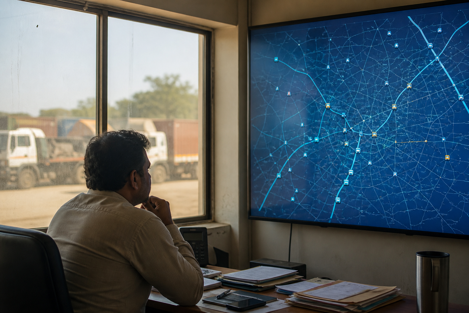 Connected tracking matters because it moves fleet management from phone calls to live exception control.