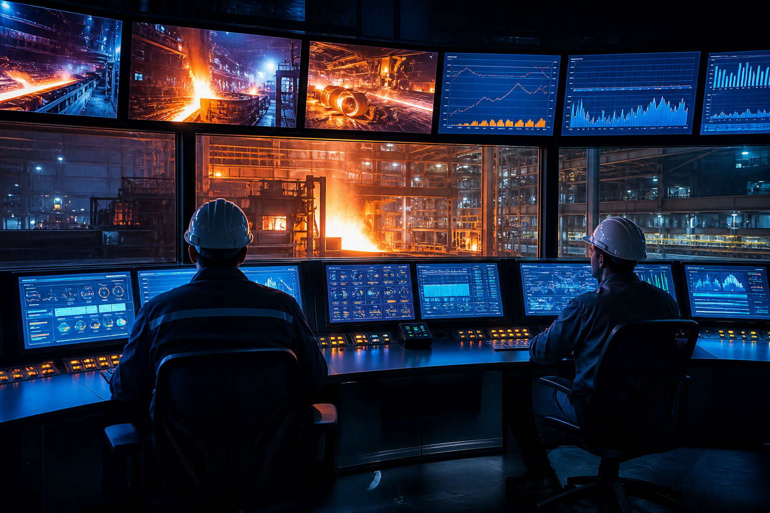 The operations stack becomes real when physical production and digital planning meet in the control room.