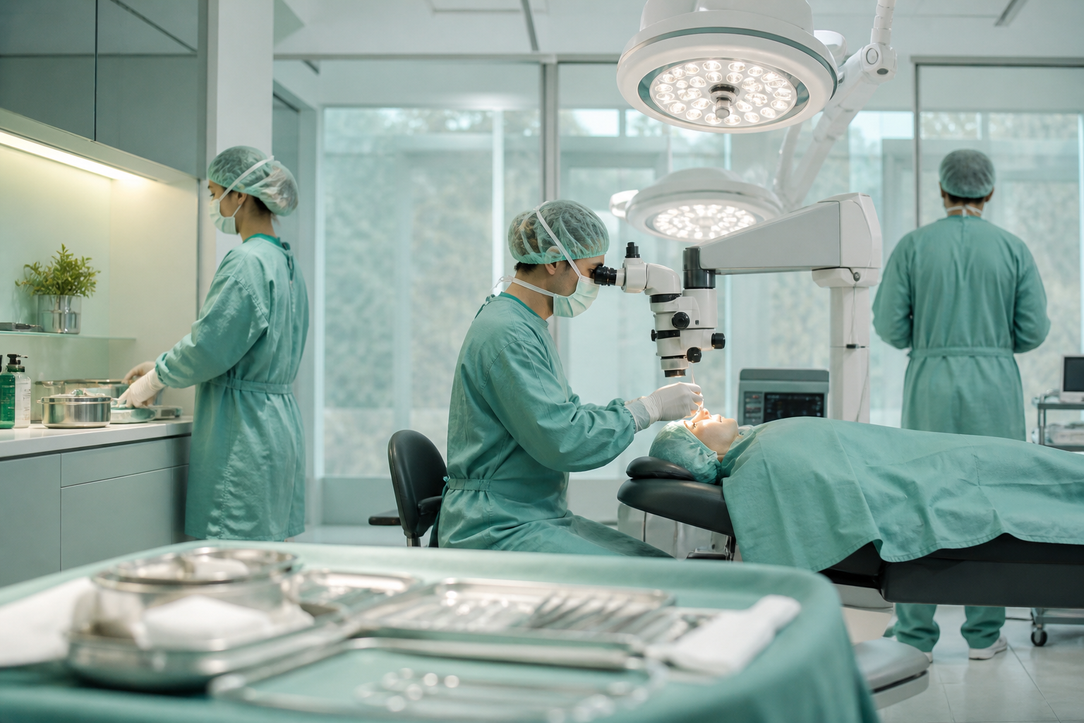 The case is memorable because the bottleneck is not a machine - it is a surgeon minute.