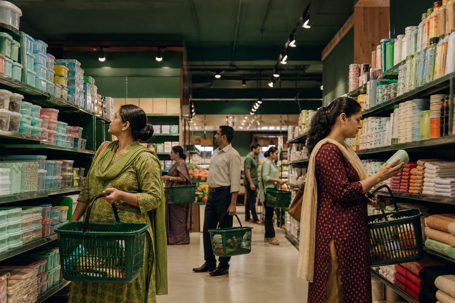DMart's inventory logic is elemental to spot connected the shop level - fast-moving essentials must support flowing.