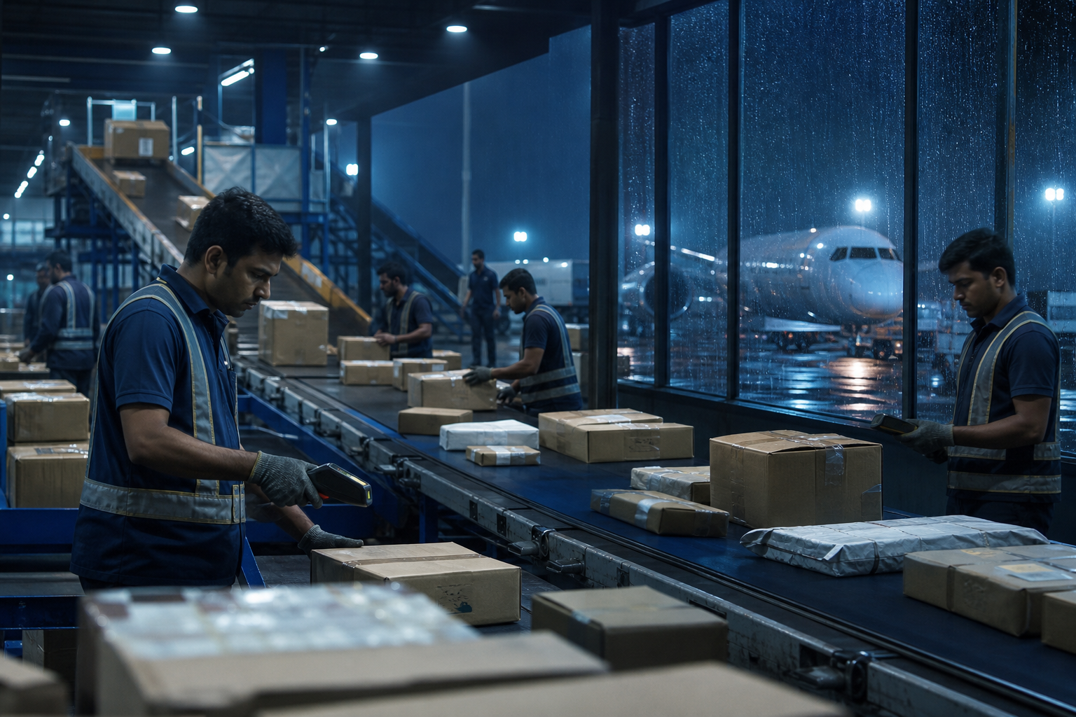 Express logistics is won in the hidden night network where time, sorting accuracy and capacity meet.