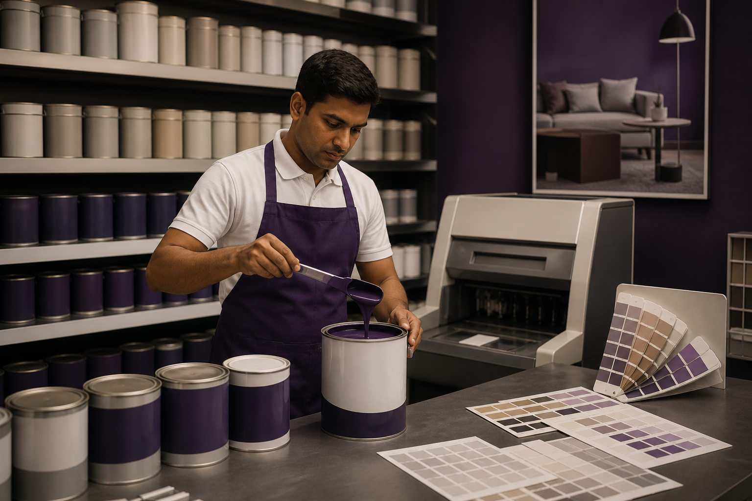 Dealer tinting makes postponement visible - the shop holds communal bases and creates last assortment aft request is known